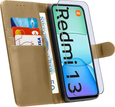 Obrázok produktu pre Puzdro pre Xiaomi Redmi 13 4G | Kožené puzdro Tokra Case Classic + sklo