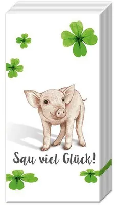 Obrázok produktu pre Papierové vreckovky SAU VIEL GLÜCK!, IHR
