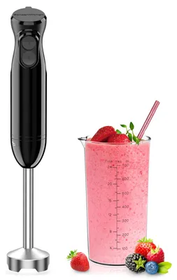 Produktbild von Elektrischer Stabmixer, 2-in-1, 1000 W, mit Pürierstab und Messbecher