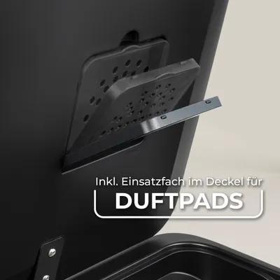 Produktbild von Vileda Mülleimer 2x30L Schwarz