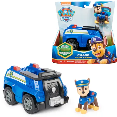 Produktbild von Paw Patrol - Polizei-Fahrzeug mit Chase-Figur (blau)