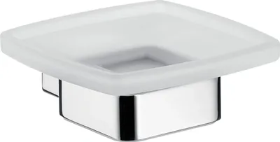 Produktbild von EMCO Seifenhalter LOFT Wandmodell, Kristallglas satiniert chrom 053000100