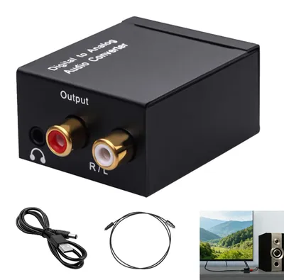 Productafbeelding van Digitale Audio-Omzetter naar Analoog 192 kHz voor Diverse Apparaten