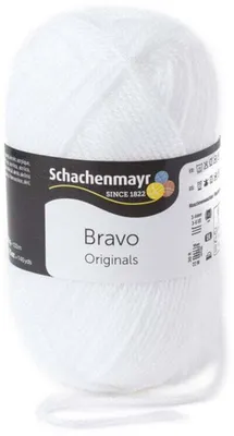 Obrázek produktu pro Schachenmayr Bravo Originals 08224  White Pletací příze