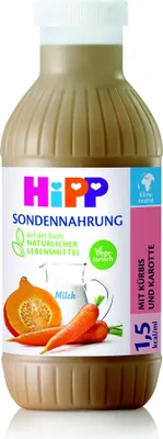 Immagine prodotto di HiPP Zucca Carota KS mangime in tubo ipercalorico, 12X500 ml FLA