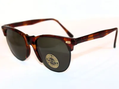 Braune Vintage-Retro-Sonnenbrille im Unisex-Design