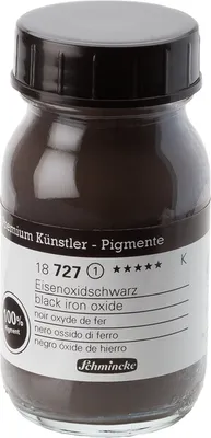 Produktbild von Schmincke 100ml Pigmente Eisenoxidschwarz Pigmente 18 727 055