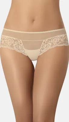Immagine prodotto di Teyli Slip brasiliano in rete con pizzo floreale Betti Donna 317 beige XL