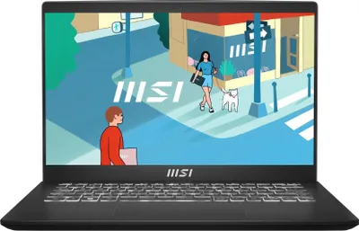Obrázek produktu pro MSI Modern 14 C12M-475NL, Intel® Core™ i3, 35,6 cm (14"), 1920 x 1080 pixelů, 8 GB, 512 GB, Windows 11 Home