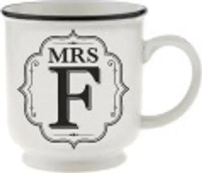 Produktbild von H&H Kaffeetasse Mrs F - für Hochzeit, Jubiläum und Jahrestag