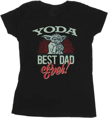 Produktbild von Star Wars - "Mandalorian Dad" T-Shirt für Damen BI43475 (L) (Schwarz)