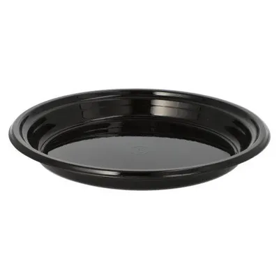 Produktbild von Mehrweg-Menü-Teller PP ungeteilt Ø 22 cm · 2,6 cm schwarz