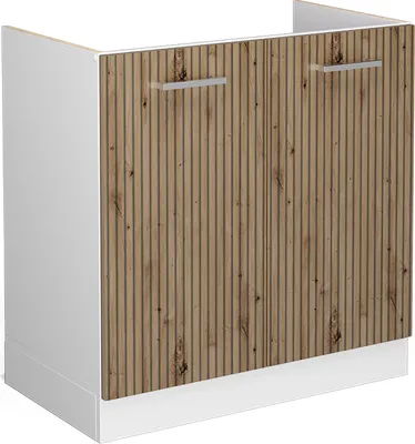 Produktbild von Spülenunterschrank Vicco R-Line Artisan-Eiche 80 cm ohne Arbeitsplatte, Model 49223