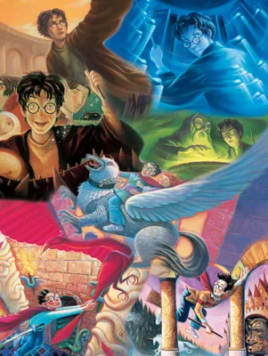 Immagine prodotto di New York Puzzle Company - Puzzle mashup di Harry Potter - 1500 pezzi