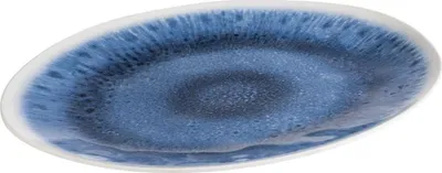 Produktbild von APS 84676 Tablett BLUE OCEAN, 48 x 35,5 cm, Höhe 3 cm, Melamin, blau/weiß