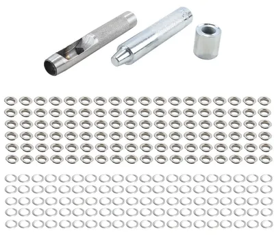 Ösen-Set 120-teilig, 12 mm, mit Werkzeug, für Planen, Leder, Vorhänge