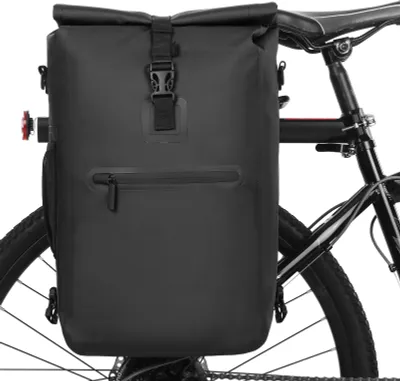Produktbild von 3-in-1 Wasserdichte Fahrradtasche Fahrrad Gepaecktraegertasche Rucksack Umhaengetasche Outdoor Radfahren Pendeltasche Pack mit Laptopfach