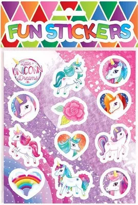 Produktbild von 12 Einhorn Traumland Sticker