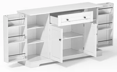 Productafbeelding van Buffetkast - Opbergkast - Dressoir - Keukenkast - Kast Met Lade - 138 Cm Breed - Kantelbeveiliging