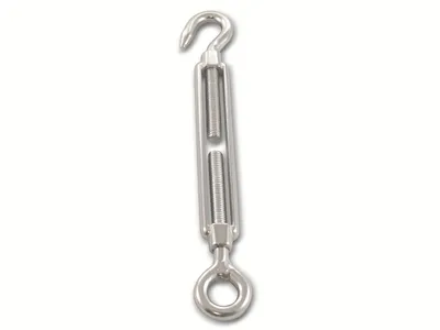 Produktbild von MARINETECH Seilspanner Edelstahl A4, M3, 130 mm, Auge Haken