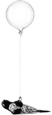 Image de LEONARDO Merbeau MARE noir, noir, blanc, verre, animaux, 1 pièce(s), 41 g