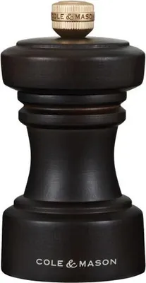 Image de Cole & Mason Hoxton Moulin à poivre en hêtre teinté foncé 10,4 cm