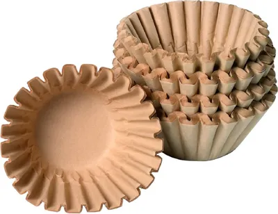 Zdjęcie produktu dla Bartscher 190014, Filiżanka, Jednorazowy filtr do kawy, Papier, Brązowy, 25 cm, 150 mm