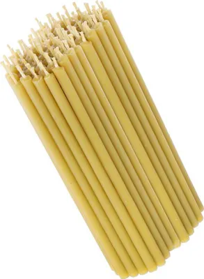 Produktbild von 390g (ca. 100 St.) Kerzen 100% Bienenwachs  Ritualkerzen 36295