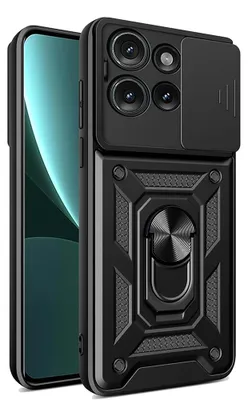 Produktbild von Techsuit Camshield Back Cover Hülle für Motorola Edge 50 - Schwarz