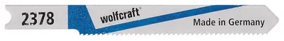 Obrázek produktu pro wolfcraft GmbH 2378000, List pro přímočarou pilu, Neželezité kovy, Nerezová ocel, Ocelový plech (tenký), Bimetalový, 5 cm, 1,2 mm, 3 mm