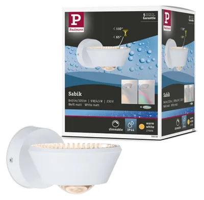Obrázok produktu pre Paulmann LED nástenné svietidlo Sabik