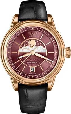 Obrázok produktu pre Dámske hodinky Aviator V.1.33.2.265.4BM black