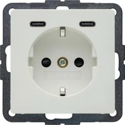 Productafbeelding van Berker Q.X SSD M.2F.USB-C 20W PWS SAM (48156089)