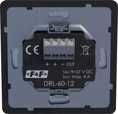 Image de Détecteur laser de distance DRL-60-12, pour boîte de jonction ø60, détecteur de mouvement pour éclairage des escaliers et couloirs