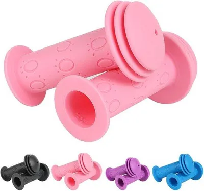 Productafbeelding van Famanu kinderfiets handvatten, 22 mm, antislip, zacht rubber, 105 mm