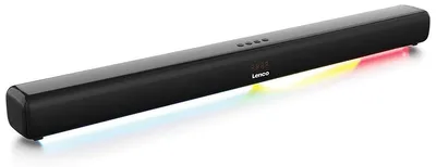 Produktbild von Lenco SB-042LEDBK -85cm Bluetooth® Soundbar mit HDMI (ARC) und LED Licht-Animation - Schwarz