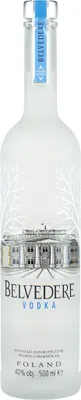 Produktbild von Vodka Belvedere Pure 0,5L | Vodka |500 ml | 40% Alkohol | Belvedere | Geschenkidee | 18+