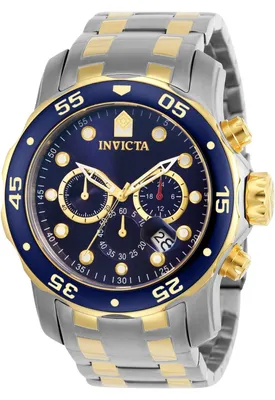 Immagine prodotto di Invicta Pro Diver - SCUBA 0077 Orologio da Uomo - Movimento al Quarzo - Acciaio Inossidabile con Quadrante Blu - 48 mm
