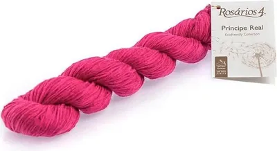 Produktbild von Rosarios 4 Principe Real Garn Fuchsia, UV-Schutz, antibakteriell, ideal für Sommerprojekte