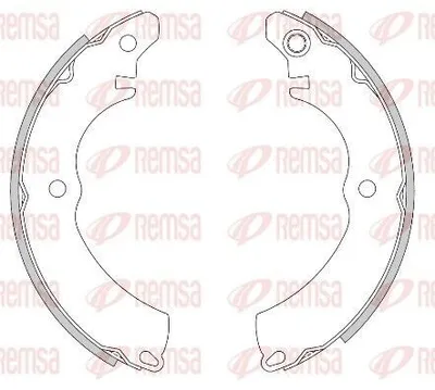 Produktbild von REMSA Bremsbackensatz Trommelbremse Hinten für MITSUBISHI COLT VI (Z3A, Z2A) 4291.00