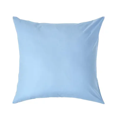 Produktbild von HOMESCAPES Kopfkissenbezug Fadendichte 200 Blau, 80 x 80 cm