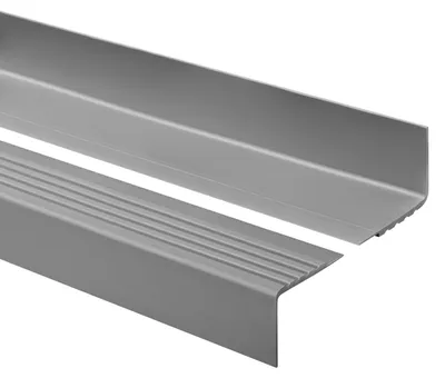 Immagine prodotto di QUEST Profilo antiscivolo per scale RD PVC, avviso, protezione per scale, 40x40mm, grigio scuro