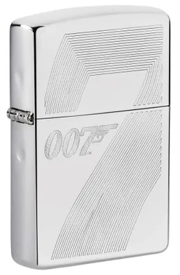 Produktbild von Zippo Benzin-Feuerzeug chrom poliert, 007 James Bond 60005886, unbefüllt