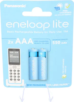 Obrázek produktu pro 1x2 Panasonic Eneloop lite Micro 550mAh AAA DECT BK-4LCCE/2DE