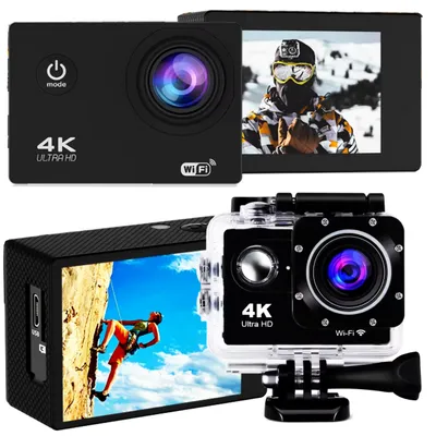 Produktbild von Sportkamera Drmz Action Xtreme Pro 2 Full HD 4K, Wasserdicht 40M 60 g 5,9 x 3 x