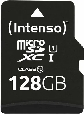 Productafbeelding van Intenso 3423491 Intenso microSDXC Cards    128GB Class 10 UHS-I Premium