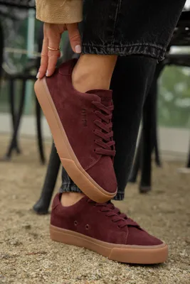 Produktbild von Damen-Sneaker BIG STAR UU274242 in Burgunderrot aus Kunstleder