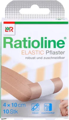 Produktbild von Ratioline elastic Wundschnellverband 4 x 10 cm, 1 St. Wundauflagen