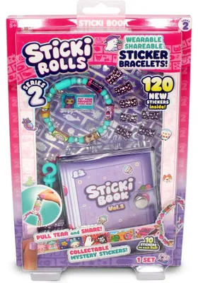 Obrázok produktu pre Sticki Rolls Sticki Book Series 2 obsahuje 120 mini samolepiek