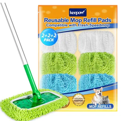 Obrázok produktu pre Opakovane použiteľné podložky z mikrovlákna na mop